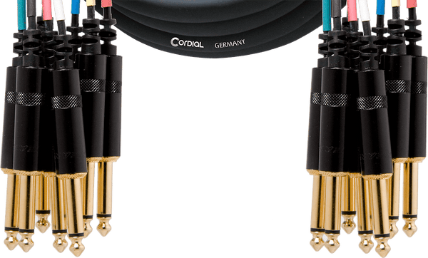 Multipaire 8 Jack Mono/8 Jack Mono 3 M