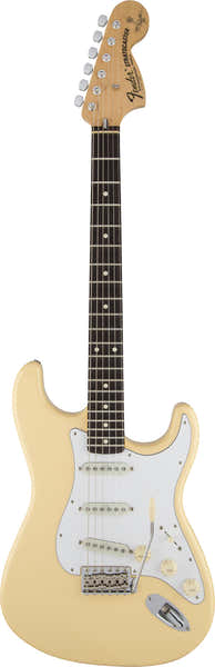 Fender Yngwie Malmsteen Stratocaster, Scalloped Rw, Vintage White