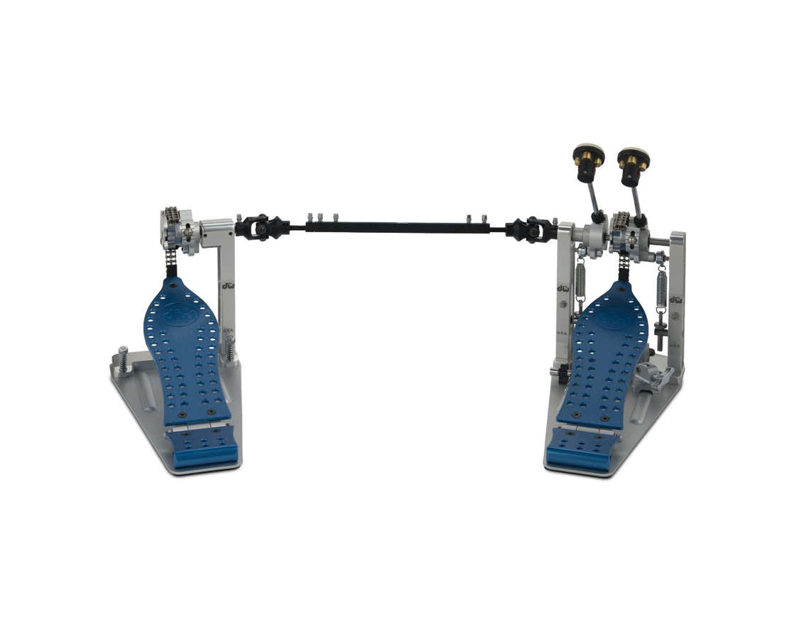 Machined Chain Drive Doppelpedal Blau