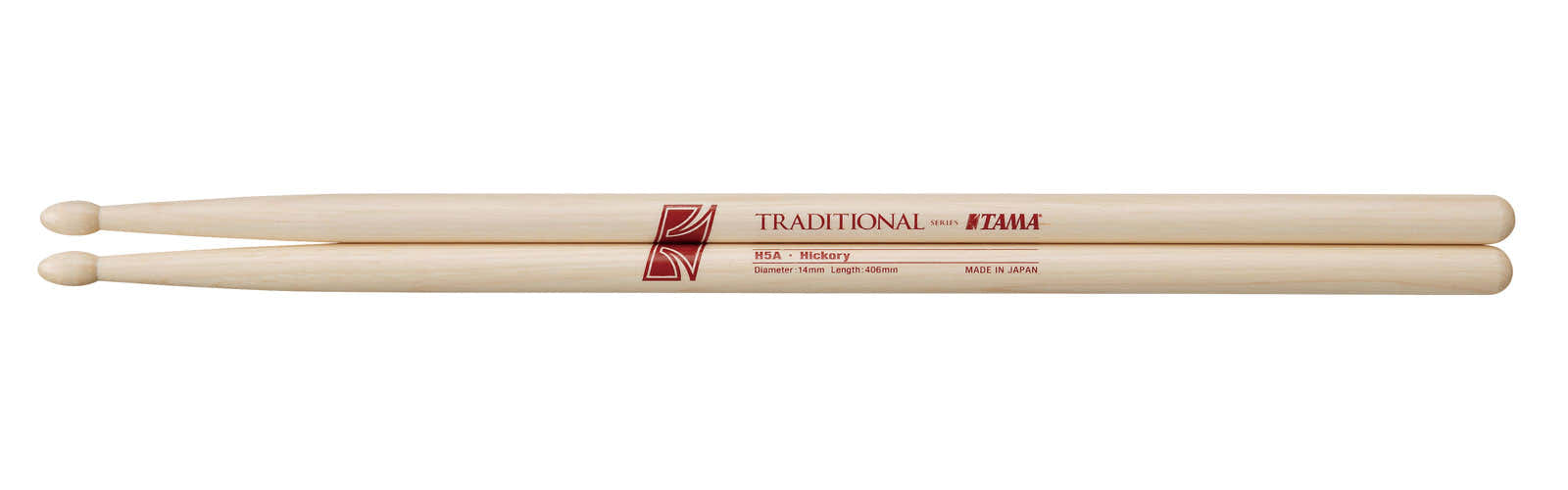 H5a - Amerikanisches Hickory traditionell D14MM X L406MM