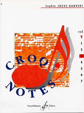 Billaudot Jouve-Ganvert Sophie - Croq'Notes Cahier 3 3E Annee
