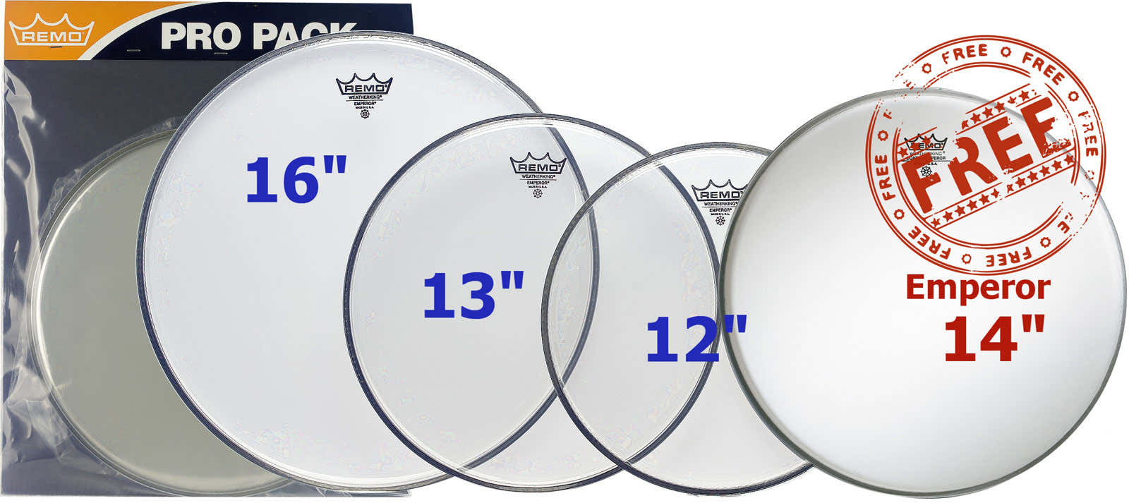 Propack Emperor Transparente 12/13/16 + Emperor 14 Sablée