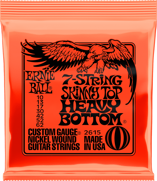 Ernie Ball 2615 Skinny Top Heavy Bottom 7C 10-62