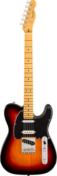 American Professional Classic Telecaster SSS MN 3-Color Sunburst - Überholt