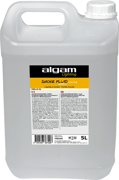 Algam Lighting Liquido per fumo pesante 5L
