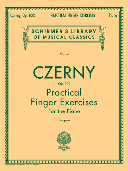 Schirmer Practical Finger Exercises Op. 802 (Complete)