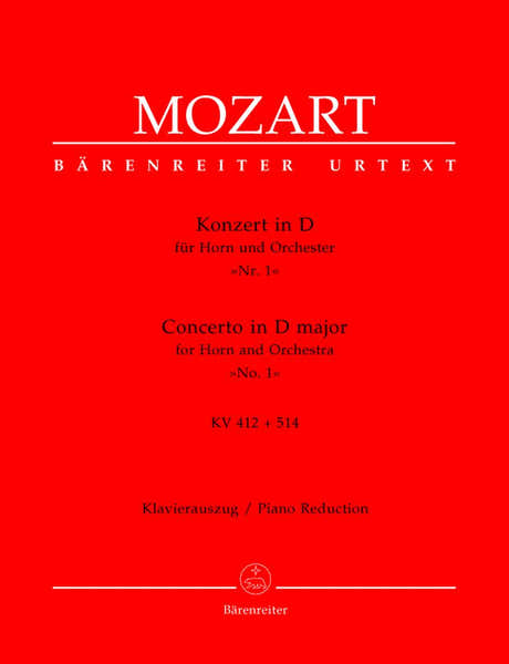 Moz W.A. - Concerto N°1 En Re Majeur Kv 412 + 514 (386D) Pour Cor Et Orchestre - Cor Piano