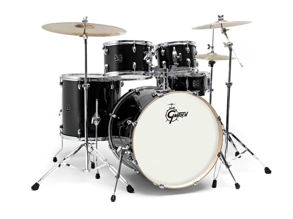 New Energy Stage 22 Black + Cymbales Paiste 101