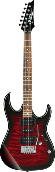 Ibanez GRX70QA-TRB Rosso trasparente Burst GRX Gio