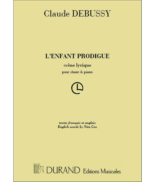 Debussy C. - Der verlorene Sohn - Gesang und Klavier