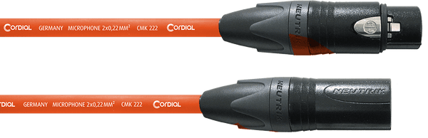 Cordial Cavo microfonico XLR 5 M Arancione