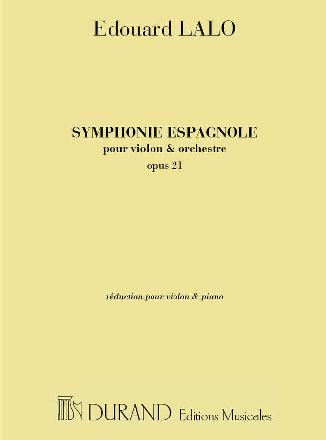 Lalo - Spanische Sinfonie Opus 21 - Violine und Klavier