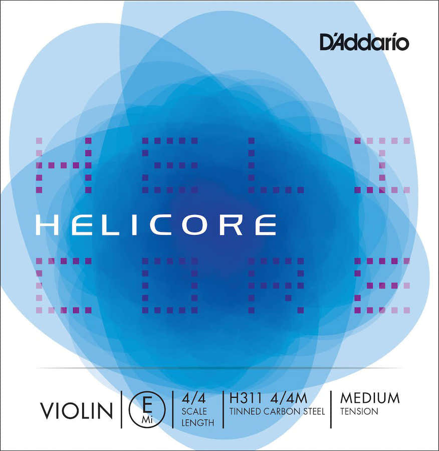4/4 Helicore Corde Mi Medium/acier Plein