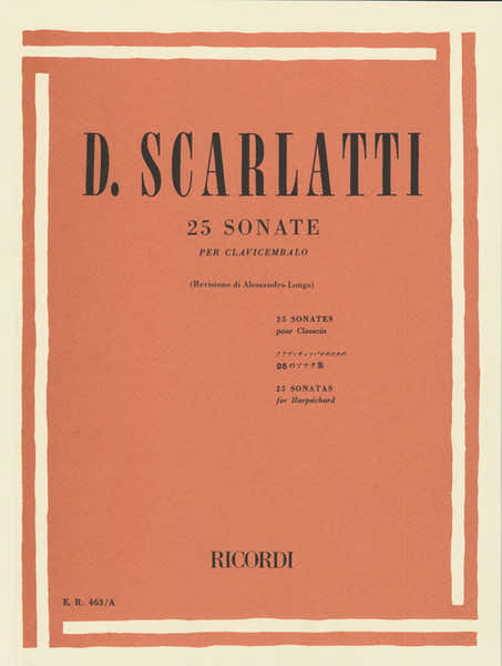 SCARLATTI D. - 25 SONATE - CLAVECIN