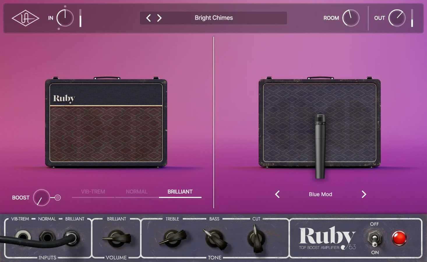 UAD Ruby 63 Top Boost Amp