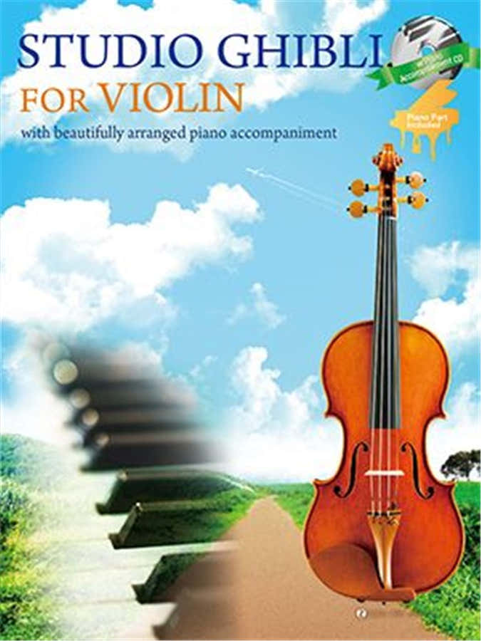 HISAISHI J. - STUDIO GHIBLI SELECTIONS FOR VIOLIN & PIANO + CD