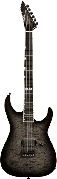 ESP E-II M-I NT QM Durchscheinendes Schwarz Sunburst