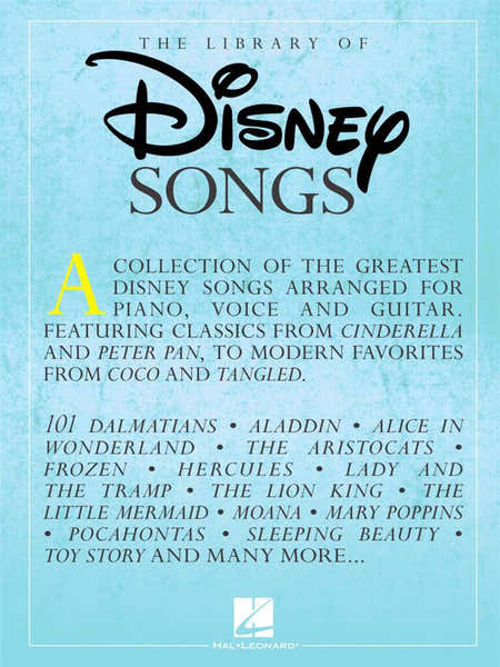 The Library Of Disney Songs - PVG