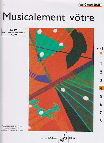 Billaudot Jollet JEAN-clement - Musicalement Vôtre Vol.4 (acc.prof.)