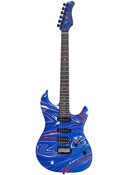 Sire Larry Carlton S7 SW RN Blaue Wirbeloptik