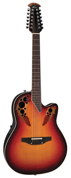 E-Akustikgitarre Pro Series Standard Elite Deep Contour 12-String New England Burst