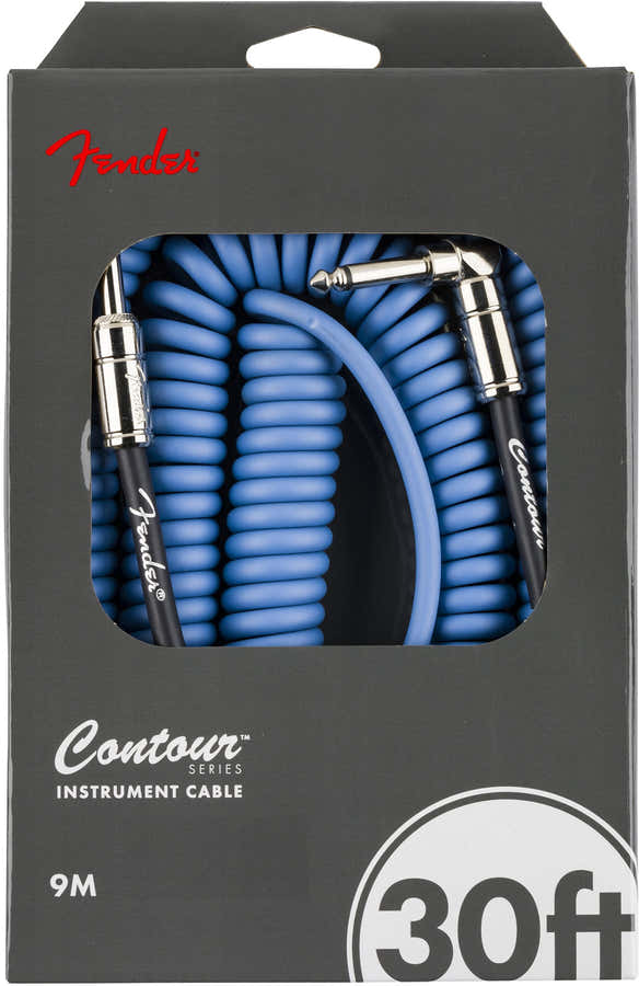 9m Contour Coiled Cable Lake Placid Blue