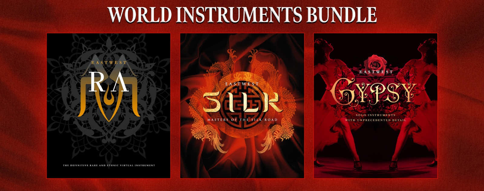 Paket mit Weltmusikinstrumenten