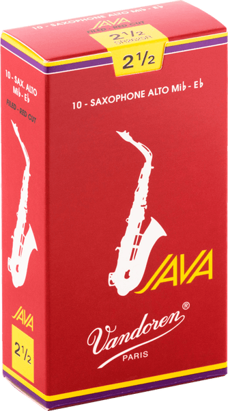 Vandoren Java Red 2.5 - Saxophone Alto