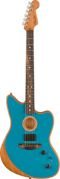 Fender Jazzmaster American Acoustasonic Ebo Ocean Turquoise