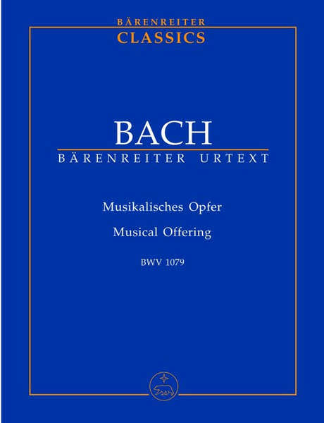 Bach J.S - Offrande Musicale BWV 1079 - Conducteur Poche