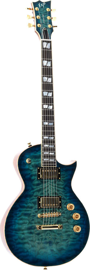 Eclipse USA QM Aqua Marine Sunburst Seymour Duncan Custom 14