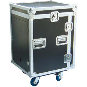 POWER ACOUSTICS SONORISATION Flightcase 12u+ schräge Fläche
