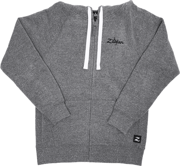 "XL" Graue Zildjian Kapuzenjacke