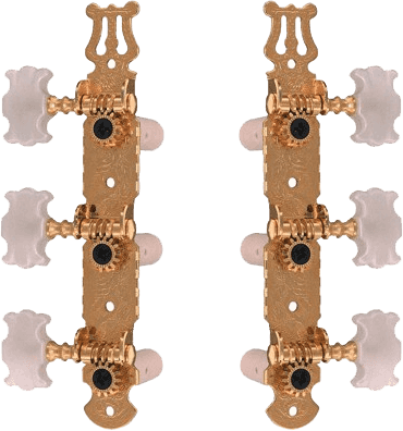 6 Mechaniken für Klassische Gitarre Vergoldet