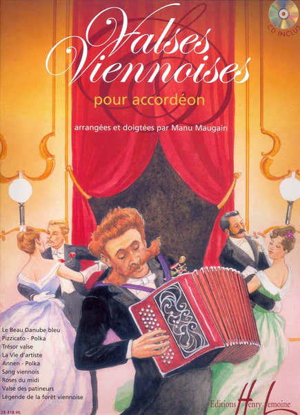 Maugain - Valses Viennoises + CD - Accordeon
