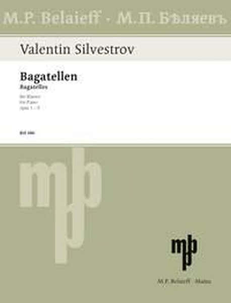 SILVESTROV VALENTIN - BAGATELLEN OP.1-5 - PIANO