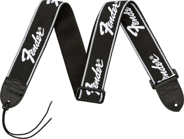 Fender Gurt mit Running-Logo Schwarz