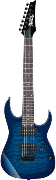 Ibanez GRG7221QATBB Burst blu trasparente