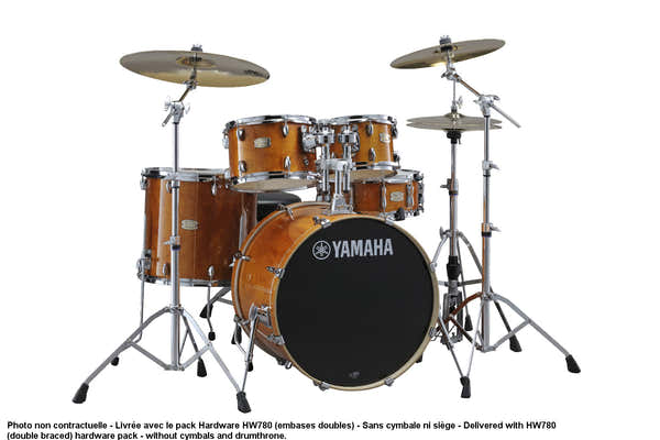 Yamaha STAGE CUSTOM BIRCH - FUSION 20" - HONEY AMBER + PACK HARDWARE HW780