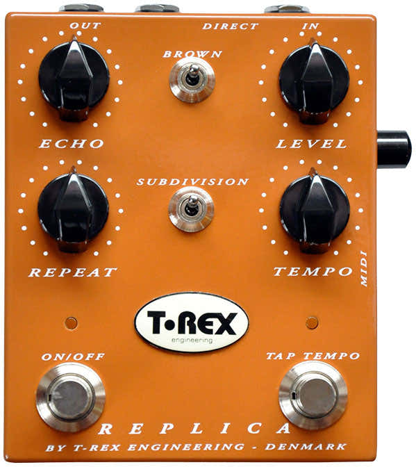 Replica DK, delay tap stereo reale