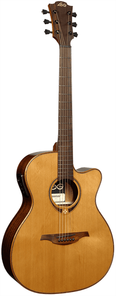 Lâg Tramontane T118ASCE Auditorium Slim Cutaway Elettro