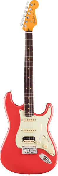 Fender Stratocaster '60s American Ultra Luxe Vintage HSS RW Fiesta-Rot