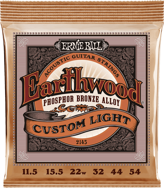 Ernie Ball EARTHWOOD PHOSPHOR BRONZE CUSTOM LIGHT 11,5-54