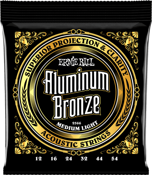 Ernie Ball P02566 ALUMINUM BRONZE 12-54 MEDIUM LIGHT
