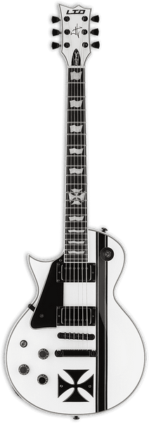 Ltd Signature James Hetfield Ironcross Snow White Lh Snow White