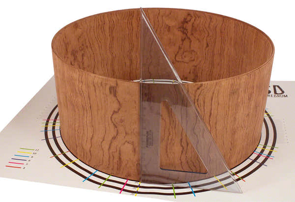 Sparedrum LO16 - Gabarit Percage Futs 6" 16"