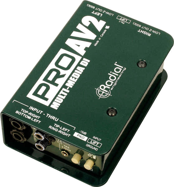 Radial Pro AV2 Di - Passive Multimedia Stereo