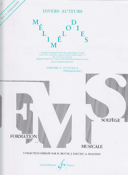 Billaudot Jollet JEAN-clement - Melimélodies Vol.3
