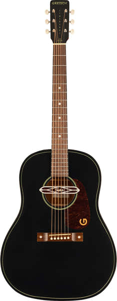 Gretsch Guitars Dreadnought Deltoluxe Jim Dandy WN Schwarze Decke