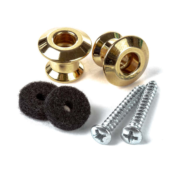 Dunlop Straplok Dual Design Gold (Set De 2)